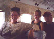 Elizabeth Rutens on her way to Ruhnu